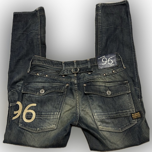 G-Star Raw El Wood Heritage Embro Tapered Jeans - Picture 4 of 12